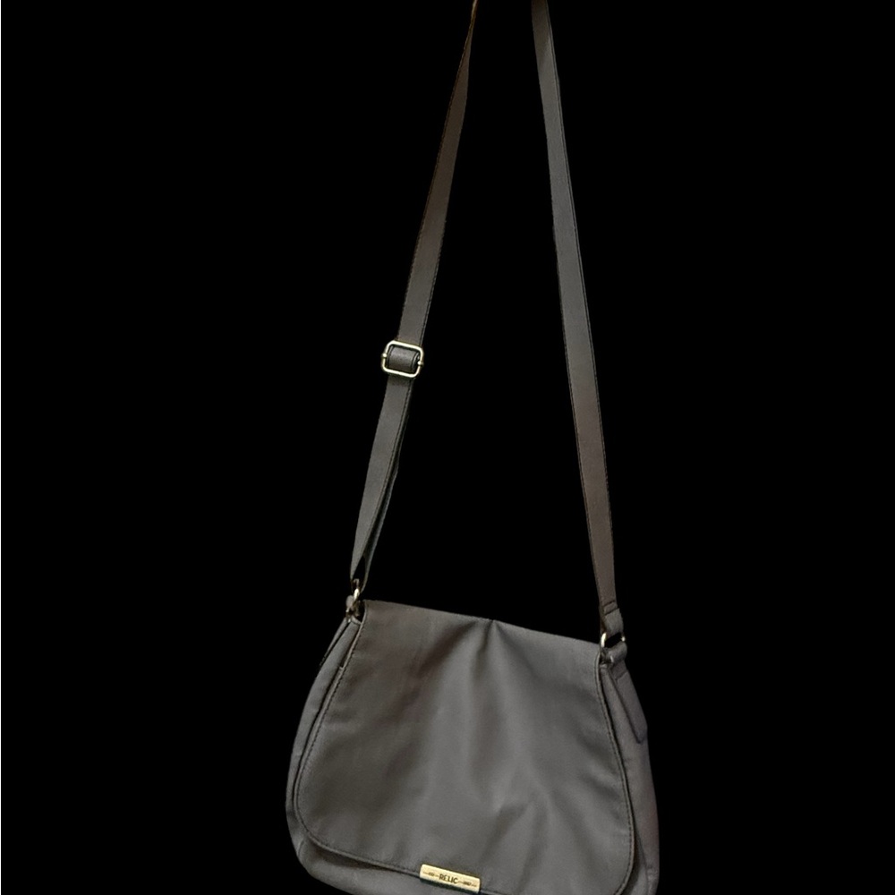 Relic Black Crossbody Bag Gray Vintage So Cute!